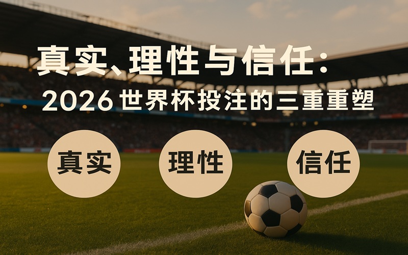 真实、理性与信任：2026世界杯投注的三重重塑
