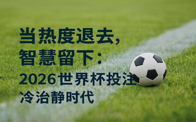 当热度退去,智慧留下:2026世界杯投注的冷静时代 当热度退去,智慧留下:2026世界杯投注的冷静时代
