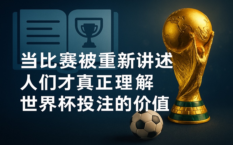 当比赛被重新讲述,人们才真正理解世界杯投注的价值 当比赛被重新讲述,人们才真正理解世界杯投注的价值