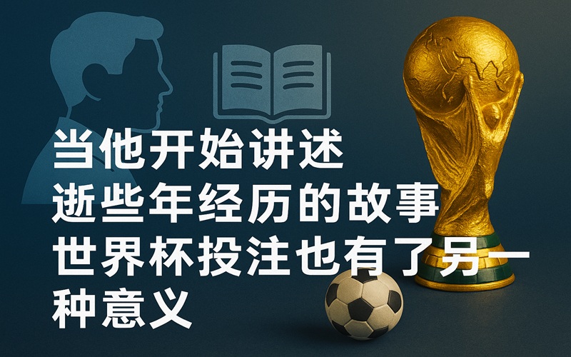 当他开始讲述这些年经历的故事,世界杯投注也有了另一种意义 当他开始讲述这些年经历的故事,世界杯投注也有了另一种意义