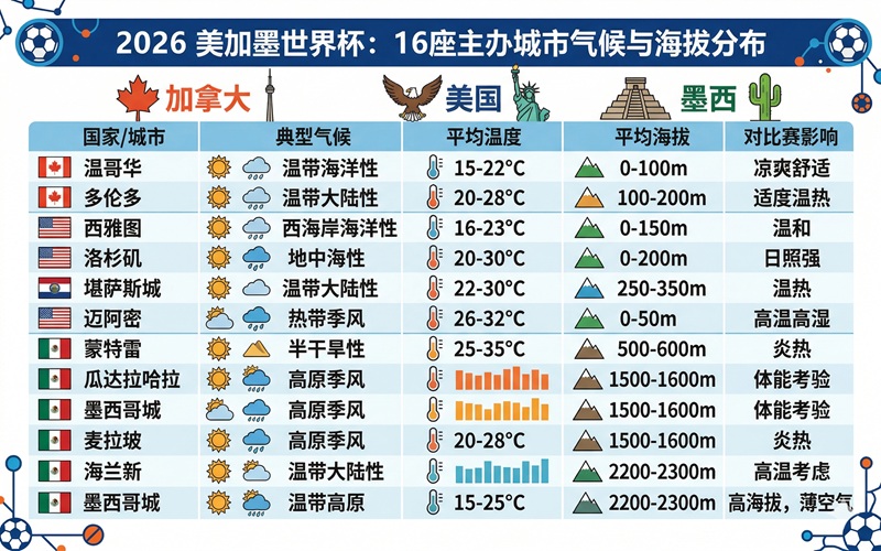 2026美加墨世界杯全景巡礼：48队扩军赛制详解与16座城市球场分布